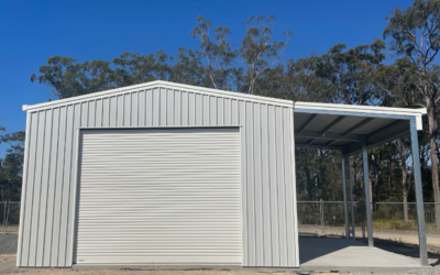 Shed in ColorBond Shale Grey